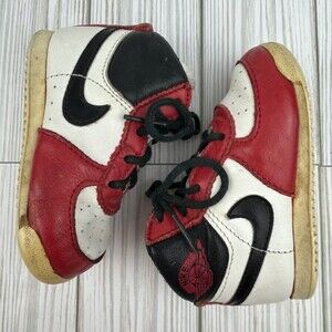 Original 1985 Vintage Nike Air Jordan 1 Sneakers Chicago AJ1 Shoes Size 3 1/2
